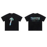 Trapstar short-sleeved T-shirt summer 2025 new letter print men and women casual loose round neck European and American trendy ins (16)