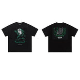Trapstar short-sleeved T-shirt summer 2025 new letter print men and women casual loose round neck European and American trendy ins (24)