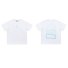 Trapstar short-sleeved T-shirt summer 2025 new letter print men and women casual loose round neck European and American trendy ins (27)