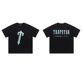 Trapstar short-sleeved T-shirt summer 2025 new letter print men and women casual loose round neck European and American trendy ins (15)