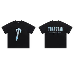 Trapstar short-sleeved T-shirt summer 2025 new letter print men and women casual loose round neck European and American trendy ins (15)