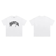 Trapstar short-sleeved T-shirt summer 2025 new letter print men and women casual loose round neck European and American trendy ins (32)