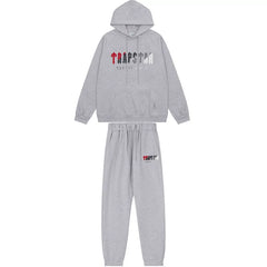 American tide trapstar blue gray tiger head gradient towel embroidered men's and female couple sweater trousers casual set (19)