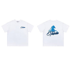 Trapstar short-sleeved T-shirt summer 2025 new letter print men and women casual loose round neck European and American trendy ins (30)