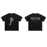 Trapstar short-sleeved T-shirt summer 2025 new letter print men and women casual loose round neck European and American trendy ins (19)