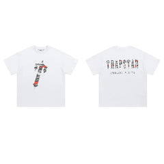 Trapstar short-sleeved T-shirt summer 2025 new letter print men and women casual loose round neck European and American trendy ins (18)