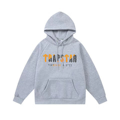 Trapstar niche trendy brand sweatshirt trousers sports leisure suit men and women couple autumn and winter plus velvet letter embroidery (12)