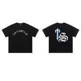 Trapstar short-sleeved T-shirt summer 2025 new letter print men and women casual loose round neck European and American trendy ins (36)