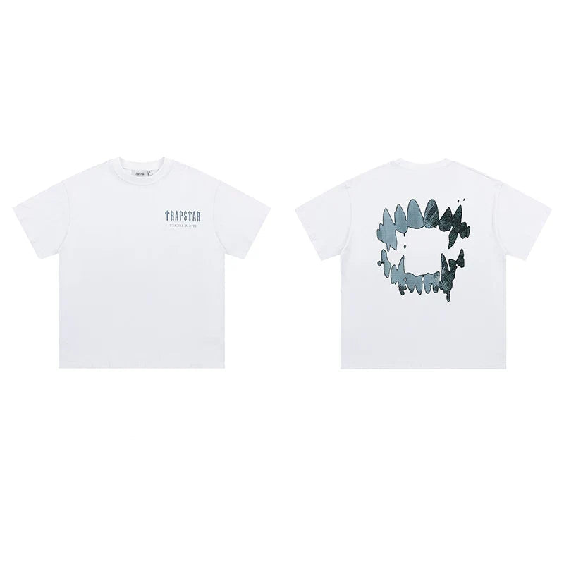 Trapstar short-sleeved T-shirt summer 2025 new letter print men and women casual loose round neck European and American trendy ins (40)