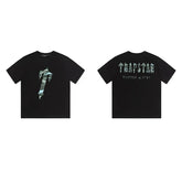 Trapstar short-sleeved T-shirt summer 2025 new letter print men and women casual loose round neck European and American trendy ins (8)