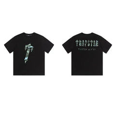 Trapstar short-sleeved T-shirt summer 2025 new letter print men and women casual loose round neck European and American trendy ins (8)