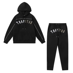 American tide trapstar blue gray tiger head gradient towel embroidered men's and female couple sweater trousers casual set (12)