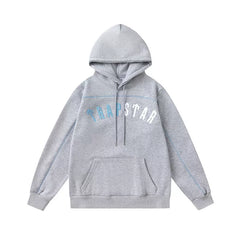 Trapstar autumn and winter casual sports suit hooded sweatshirt pants pullover simple letter drawstring top pants (38)