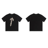 Trapstar short-sleeved T-shirt summer 2025 new letter print men and women casual loose round neck European and American trendy ins (9)