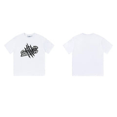 Trapstar short-sleeved T-shirt summer 2025 new letter print men and women casual loose round neck European and American trendy ins (11)