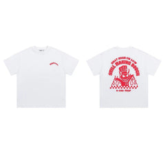 Trapstar short-sleeved T-shirt summer 2025 new letter print men and women casual loose round neck European and American trendy ins (44)
