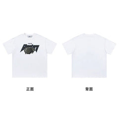 Trapstar short-sleeved T-shirt summer 2025 new letter print men and women casual loose round neck European and American trendy ins (31)