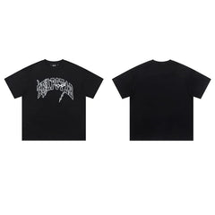 Trapstar short-sleeved T-shirt summer 2025 new letter print men and women casual loose round neck European and American trendy ins (32)