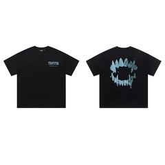 Trapstar short-sleeved T-shirt summer 2025 new letter print men and women casual loose round neck European and American trendy ins (40)