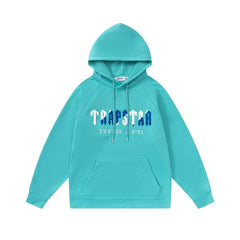 Trapstar niche trendy brand sweatshirt trousers sports leisure suit men and women couple autumn and winter plus velvet letter embroidery (44)