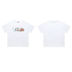 Trapstar short-sleeved T-shirt summer 2025 new letter print men and women casual loose round neck European and American trendy ins (35)