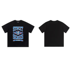 Trapstar short-sleeved T-shirt summer 2025 new letter print men and women casual loose round neck European and American trendy ins (25)