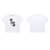 Trapstar short-sleeved T-shirt summer 2025 new letter print men and women casual loose round neck European and American trendy ins (37)