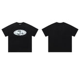 Trapstar short-sleeved T-shirt summer 2025 new letter print men and women casual loose round neck European and American trendy ins (41)