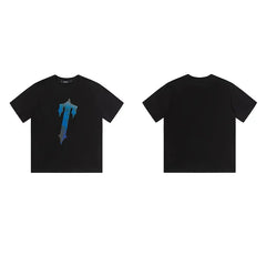Trapstar short-sleeved T-shirt summer 2025 new letter print men and women casual loose round neck European and American trendy ins (10)
