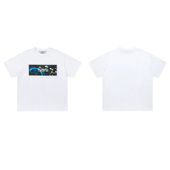 Trapstar short-sleeved T-shirt summer 2025 new letter print men and women casual loose round neck European and American trendy ins (37)