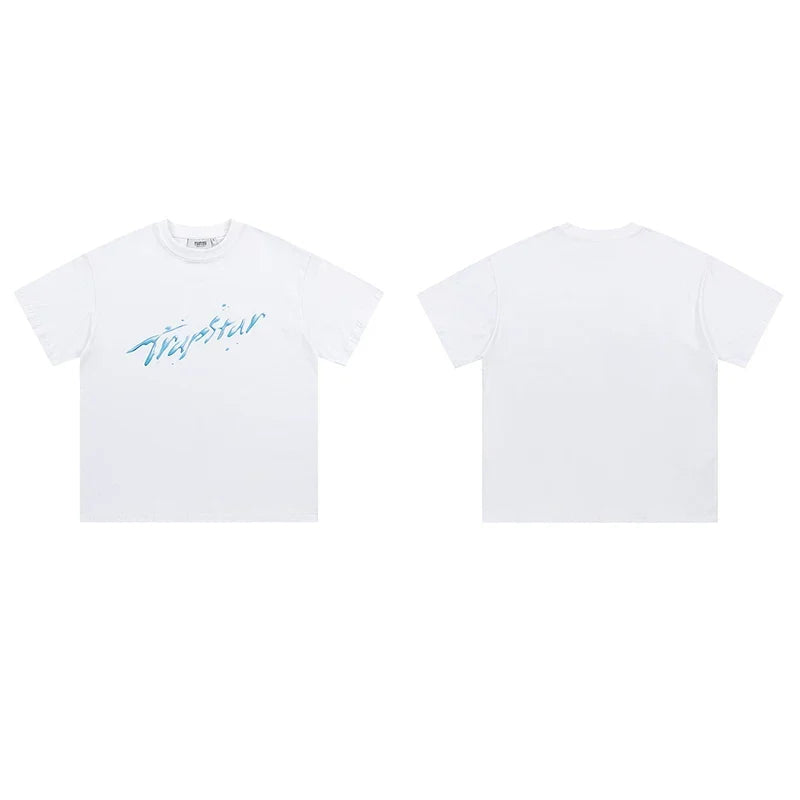 Trapstar short-sleeved T-shirt summer 2025 new letter print men and women casual loose round neck European and American trendy ins (29)