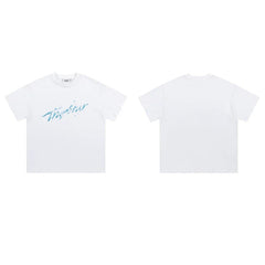 Trapstar short-sleeved T-shirt summer 2025 new letter print men and women casual loose round neck European and American trendy ins (29)