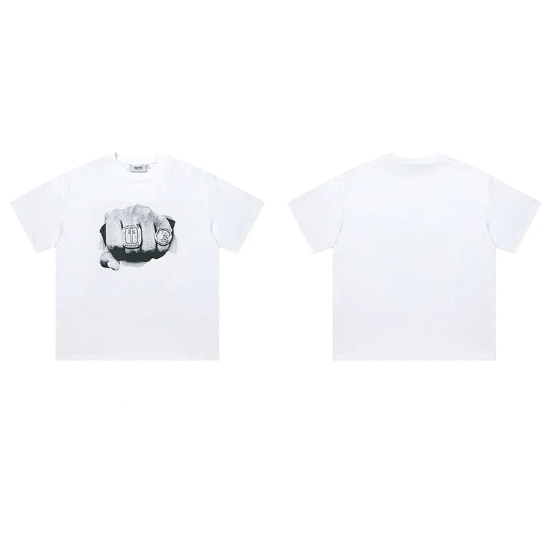 Trapstar short-sleeved T-shirt summer 2025 new letter print men and women casual loose round neck European and American trendy ins (42)