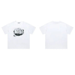Trapstar short-sleeved T-shirt summer 2025 new letter print men and women casual loose round neck European and American trendy ins (42)
