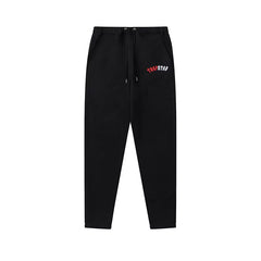 Trapstar autumn and winter casual sports suit hooded sweatshirt pants pullover simple letter drawstring top pants (36)
