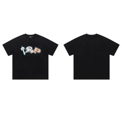 Trapstar short-sleeved T-shirt summer 2025 new letter print men and women casual loose round neck European and American trendy ins (35)