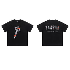 Trapstar short-sleeved T-shirt summer 2025 new letter print men and women casual loose round neck European and American trendy ins (19)