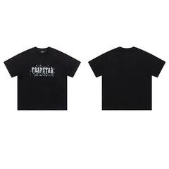 Trapstar short-sleeved T-shirt summer 2025 new letter print men and women casual loose round neck European and American trendy ins (33)