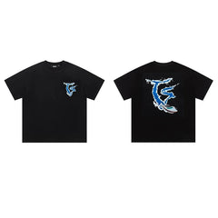 Trapstar short-sleeved T-shirt summer 2025 new letter print men and women casual loose round neck European and American trendy ins (24)
