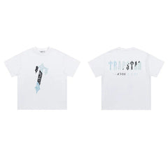 Trapstar short-sleeved T-shirt summer 2025 new letter print men and women casual loose round neck European and American trendy ins (14)