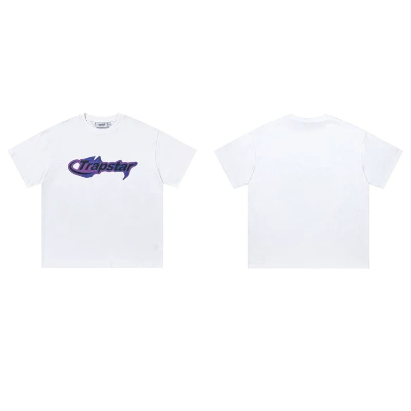 Trapstar short-sleeved T-shirt summer 2025 new letter print men and women casual loose round neck European and American trendy ins (39)