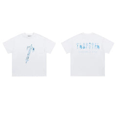 Trapstar short-sleeved T-shirt summer 2025 new letter print men and women casual loose round neck European and American trendy ins (16)