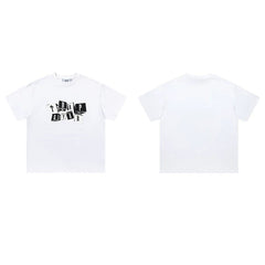 Trapstar short-sleeved T-shirt summer 2025 new letter print men and women casual loose round neck European and American trendy ins (34)
