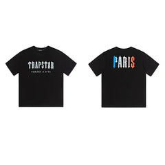 Trapstar short-sleeved T-shirt summer 2025 new letter print men and women casual loose round neck European and American trendy ins (3)