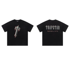 Trapstar short-sleeved T-shirt summer 2025 new letter print men and women casual loose round neck European and American trendy ins (19)