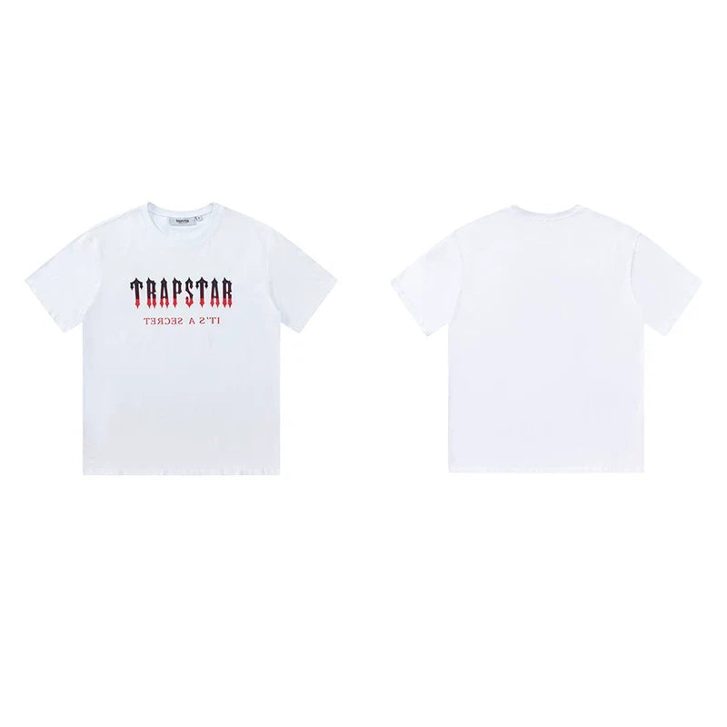 Trapstar short-sleeved T-shirt summer 2025 new letter print men and women casual loose round neck European and American trendy ins (13)