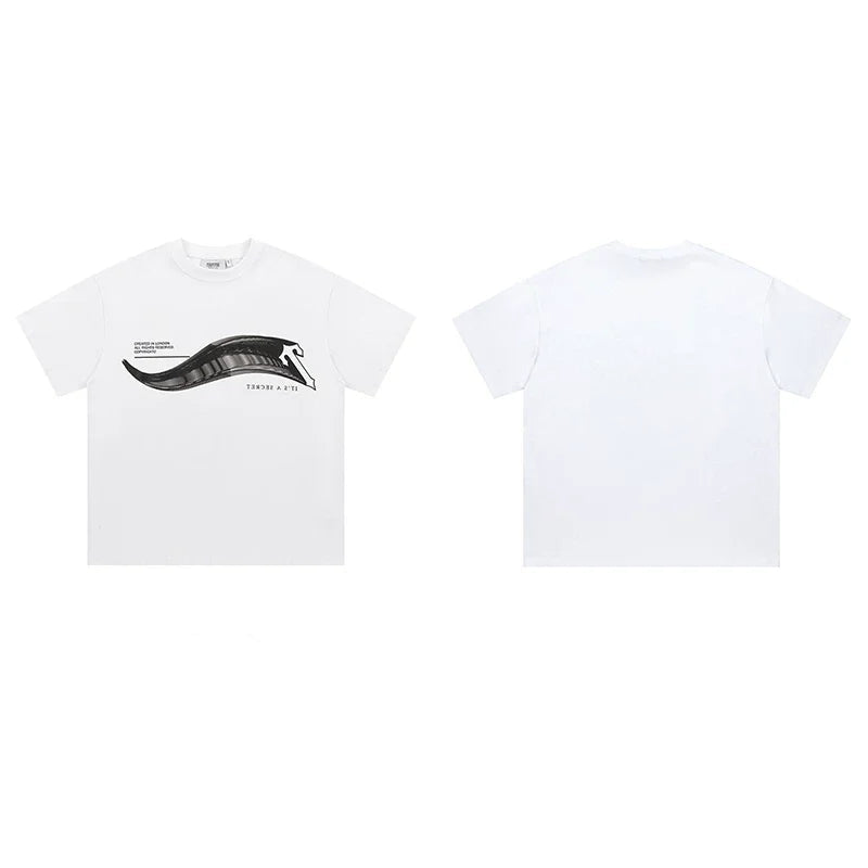 Trapstar short-sleeved T-shirt summer 2025 new letter print men and women casual loose round neck European and American trendy ins (43)