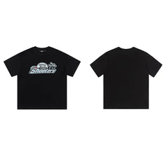 Trapstar short-sleeved T-shirt summer 2025 new letter print men and women casual loose round neck European and American trendy ins (22)