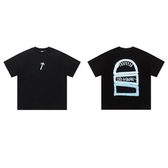 Trapstar short-sleeved T-shirt summer 2025 new letter print men and women casual loose round neck European and American trendy ins (27)