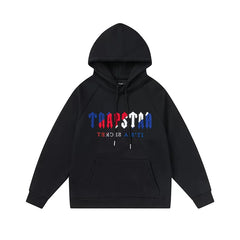 Trapstar niche trendy brand sweatshirt trousers sports leisure suit men and women couple autumn and winter plus velvet letter embroidery (6)